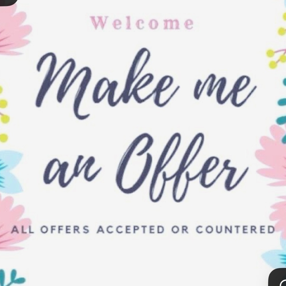 Floral Welcome Sign - Make Me an Offer Wall Decor
